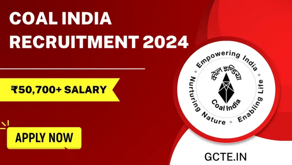 coal india recruitment 2024